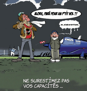 Vol VFR (11), en effectuant un tour de France
