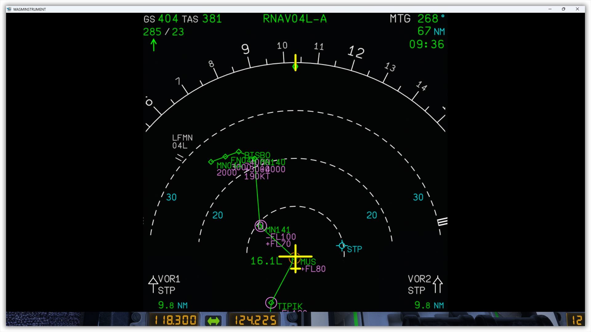 01-06-2026 Vol IFR entre Bordeaux et Nice.