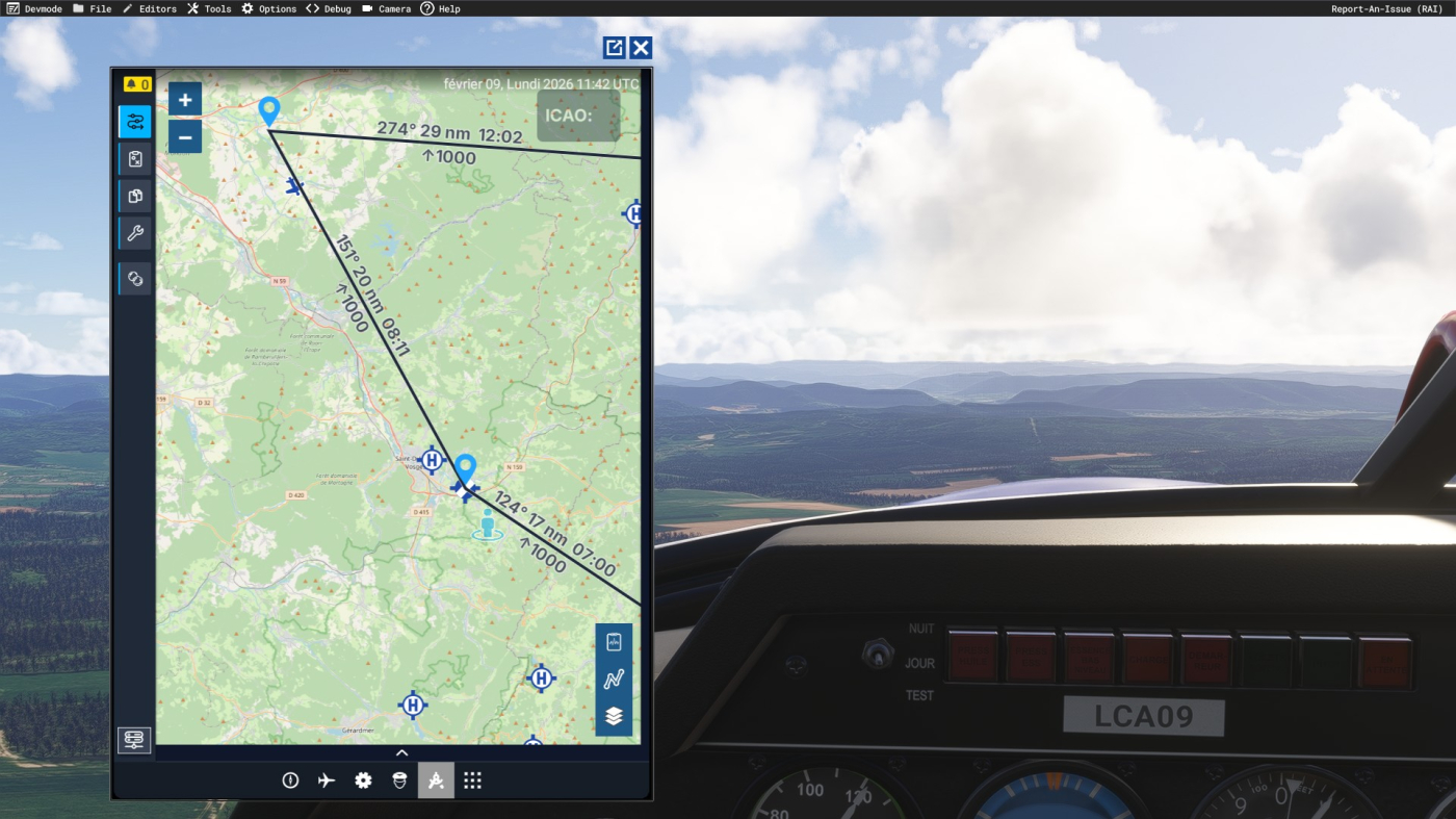 22-13-54-16 prochaine étape, St Dié LFGY