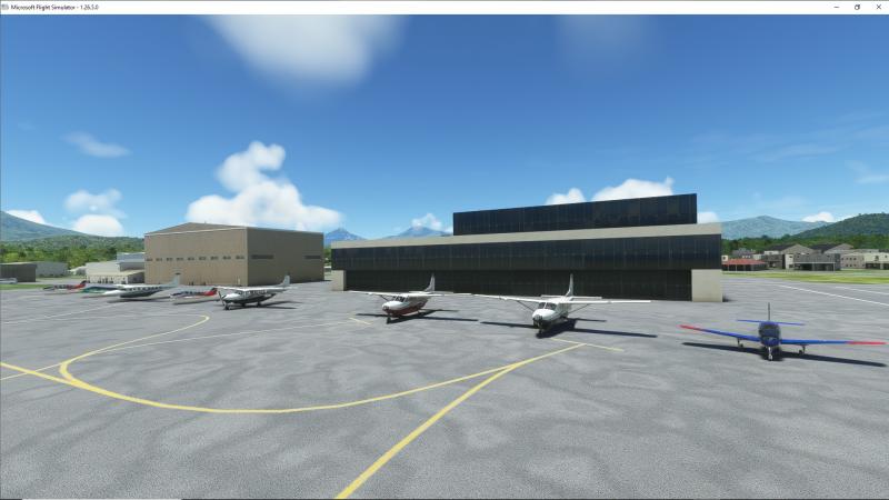 22-33-15-29- les avions des LCA au parking de Goma